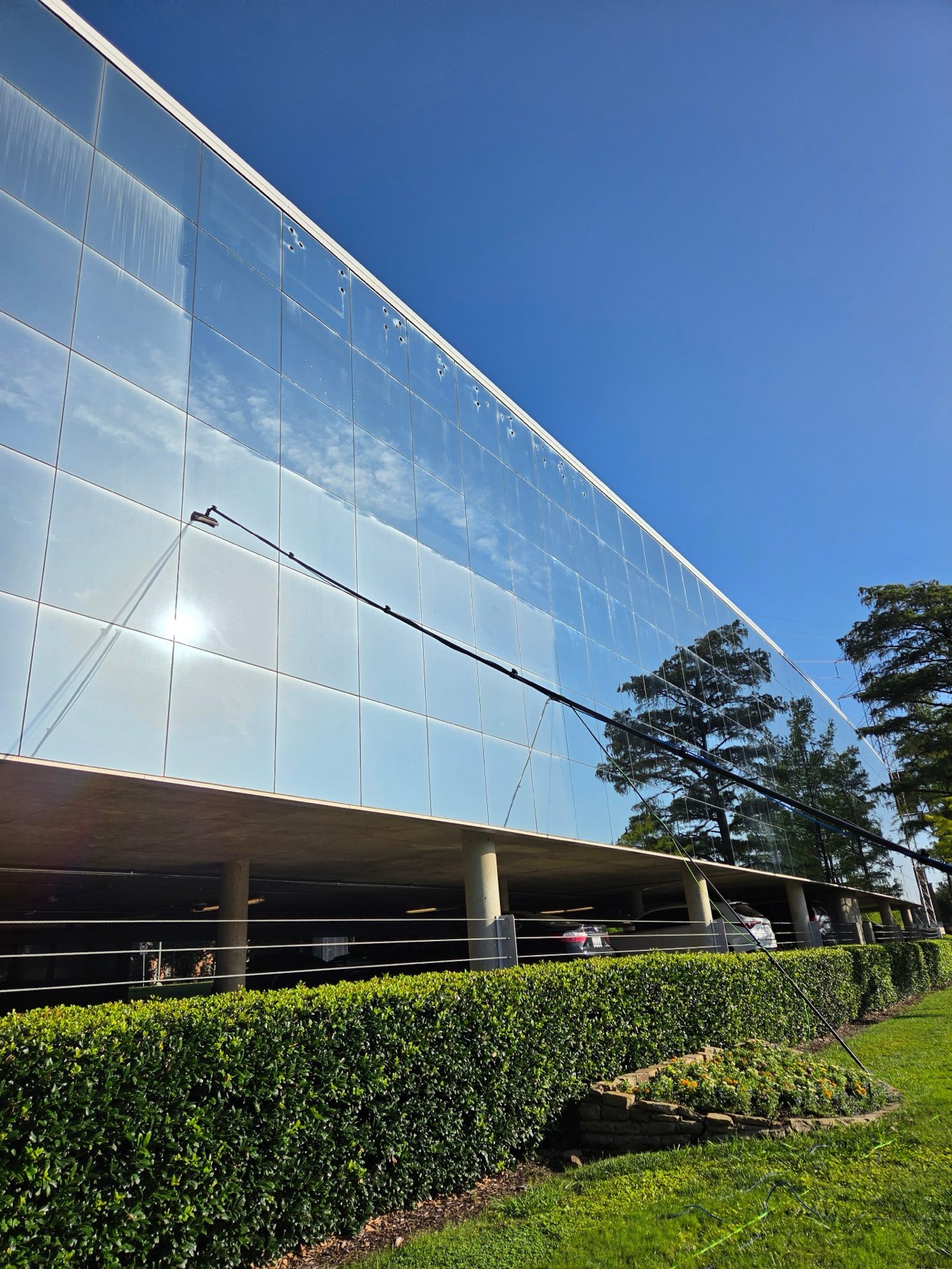 Commercial window cleaning service