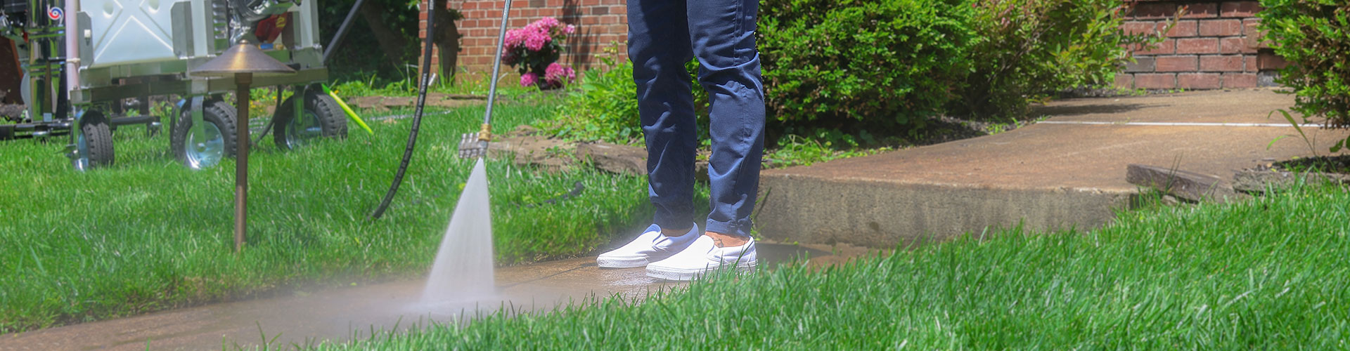 Pressure washing service